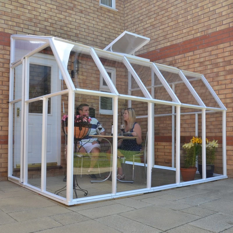 Véranda En PVC Et Polycarbonate Transparent 200x324cm Sun Room - Canopia By Palram 2 Véranda En PVC Et Polycarbonate Transparent 200x324cm Sun Room - Canopia By Palram – Image 2