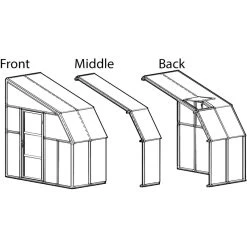Véranda En PVC Et Polycarbonate Transparent 200x324cm Sun Room - Canopia By Palram 11 Véranda En PVC Et Polycarbonate Transparent 200x324cm Sun Room - Canopia By Palram -Jardin Fournitures Rabais veranda en pvc et polycarbonate transparent 200x324cm sun room rion 5