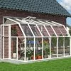 Véranda En PVC Et Polycarbonate Transparent 200x386cm Sun Room - Canopia By Palram