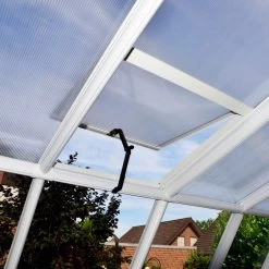 Véranda En PVC Et Polycarbonate Transparent 258x322cm Sun Room - Canopia By Palram -Jardin Fournitures Rabais veranda en pvc et polycarbonate transparent 258x322cm sun room rion 5