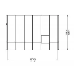 Véranda En PVC Et Polycarbonate Transparent 258x384cm Sun Room - Canopia By Palram 11 Véranda En PVC Et Polycarbonate Transparent 258x384cm Sun Room - Canopia By Palram -Jardin Fournitures Rabais veranda en pvc et polycarbonate transparent 258x384cm sun room rion 5