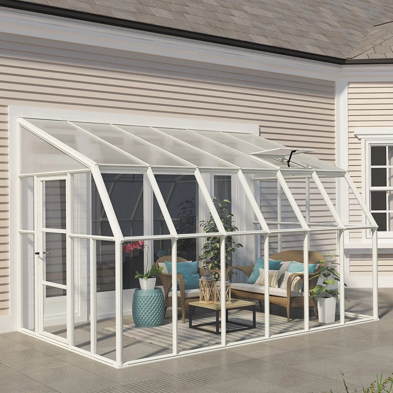 Véranda En PVC Et Polycarbonate Transparent 258x384cm Sun Room - Canopia By Palram 1 Véranda En PVC Et Polycarbonate Transparent 258x384cm Sun Room - Canopia By Palram