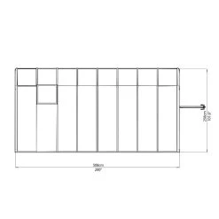 Véranda En PVC Et Polycarbonate Transparent 258x508cm Sun Room - Canopia By Palram 11 Véranda En PVC Et Polycarbonate Transparent 258x508cm Sun Room - Canopia By Palram -Jardin Fournitures Rabais veranda en pvc et polycarbonate transparent 258x508cm sun room rion 5