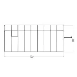 Véranda En PVC Et Polycarbonate Transparent 258x570cm Sun Room - Canopia By Palram -Jardin Fournitures Rabais veranda en pvc et polycarbonate transparent 258x570cm sun room rion 5