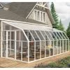 Véranda En PVC Et Polycarbonate Transparent 258x632cm Sun Room - Canopia By Palram